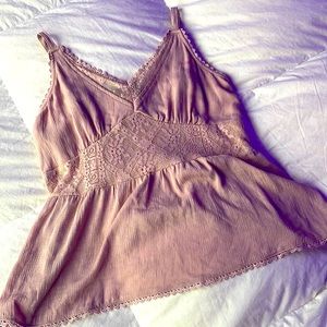 American Rag Flowy Lace Tank Top